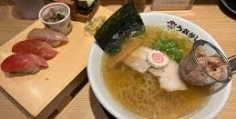 鮨とラーメン うおがしや新橋 のお店の場所は！